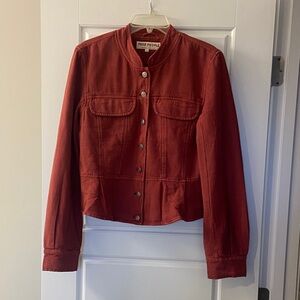 NWT Free People Women's Rust Red Jacket